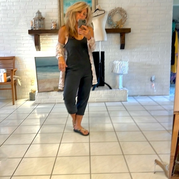 ⭐️Colsie Romper in Charcoal,Sinfully Soft, Stretch,Excellent Wardrobe Add!Size S - Picture 1 of 13